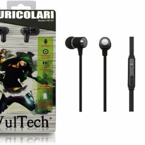VulTech Auricolari Earphones Superbass Microfono